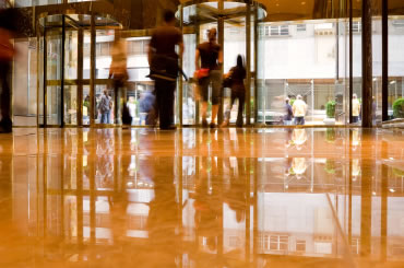 Decorative polished concrete