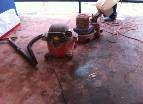 During Concrete Restoration