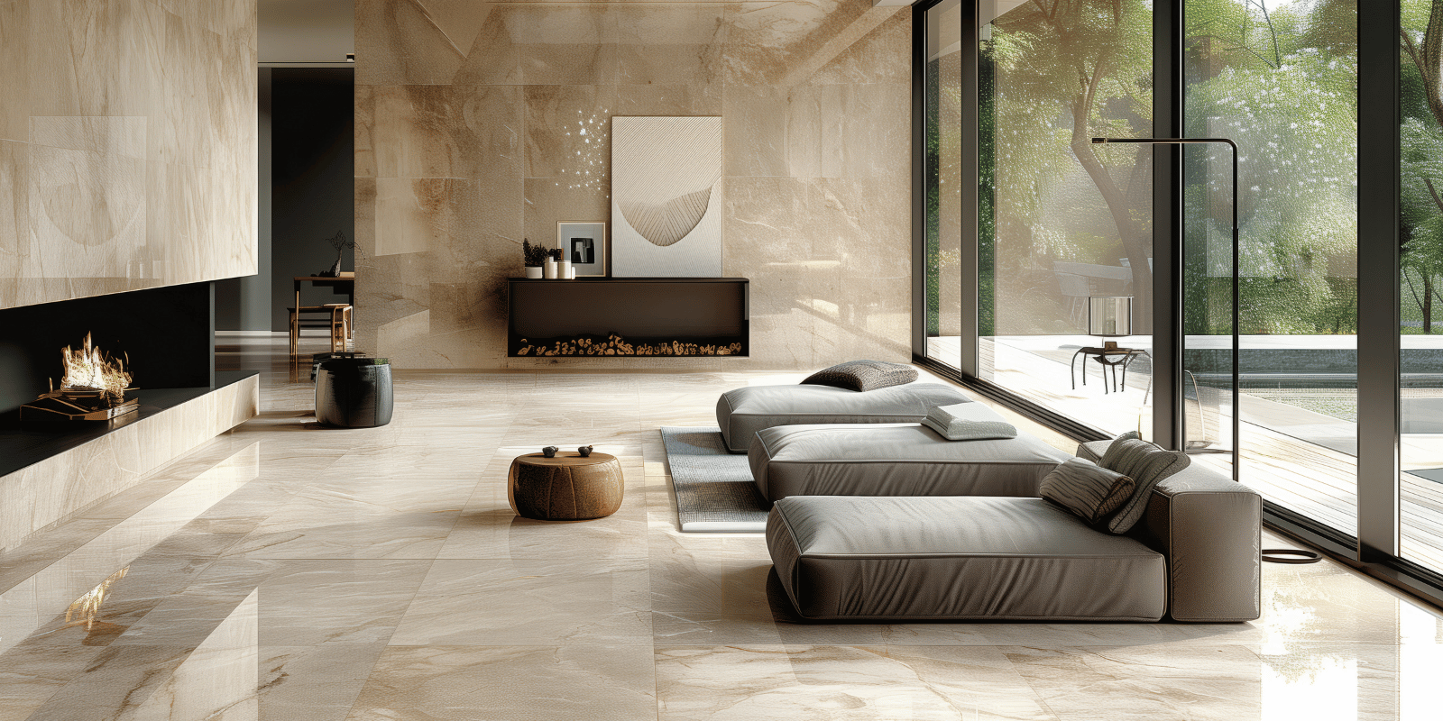 Limestone Floor Restoration